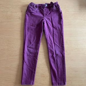 Deep purple size 6X girls jeggings